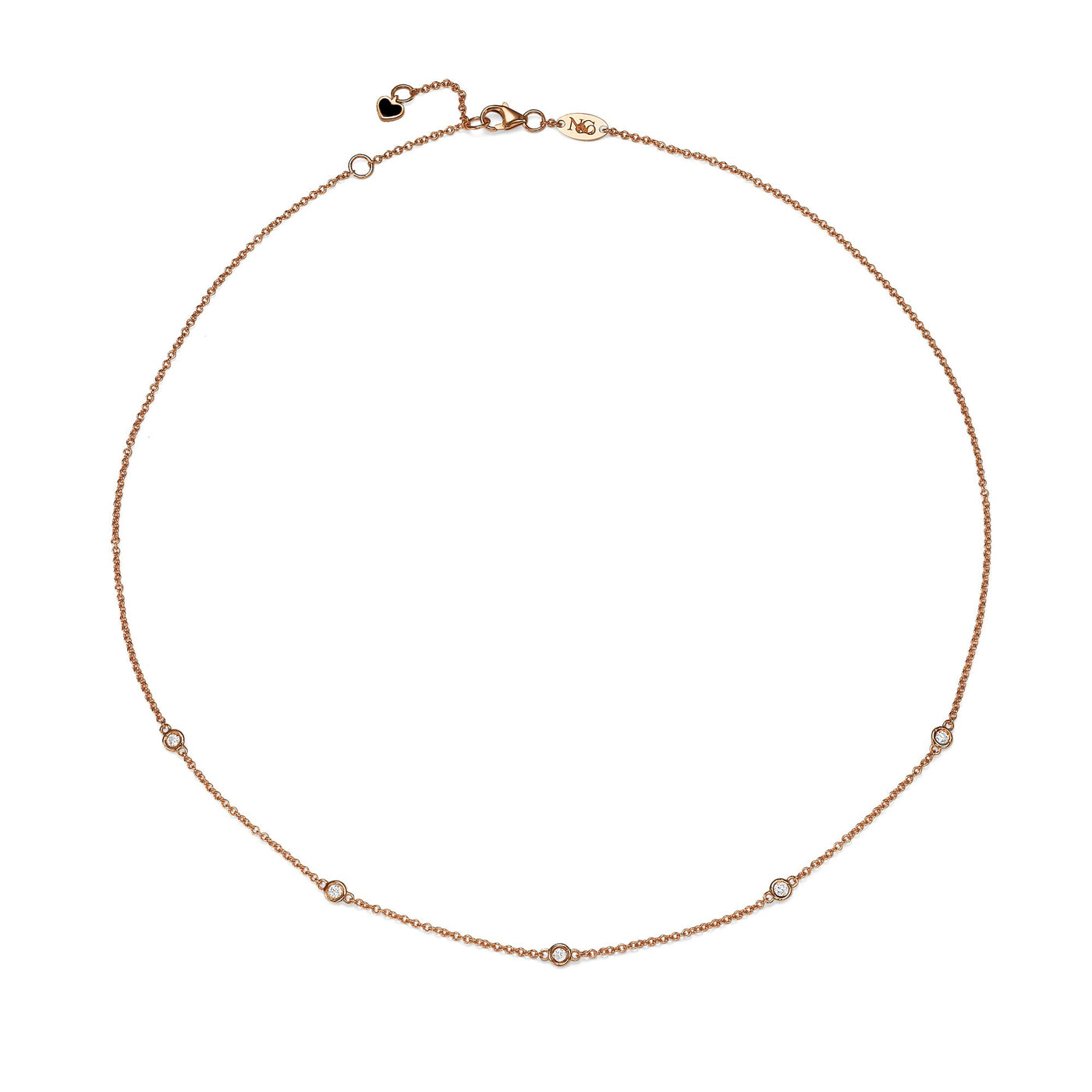 5 Diamonds Necklace