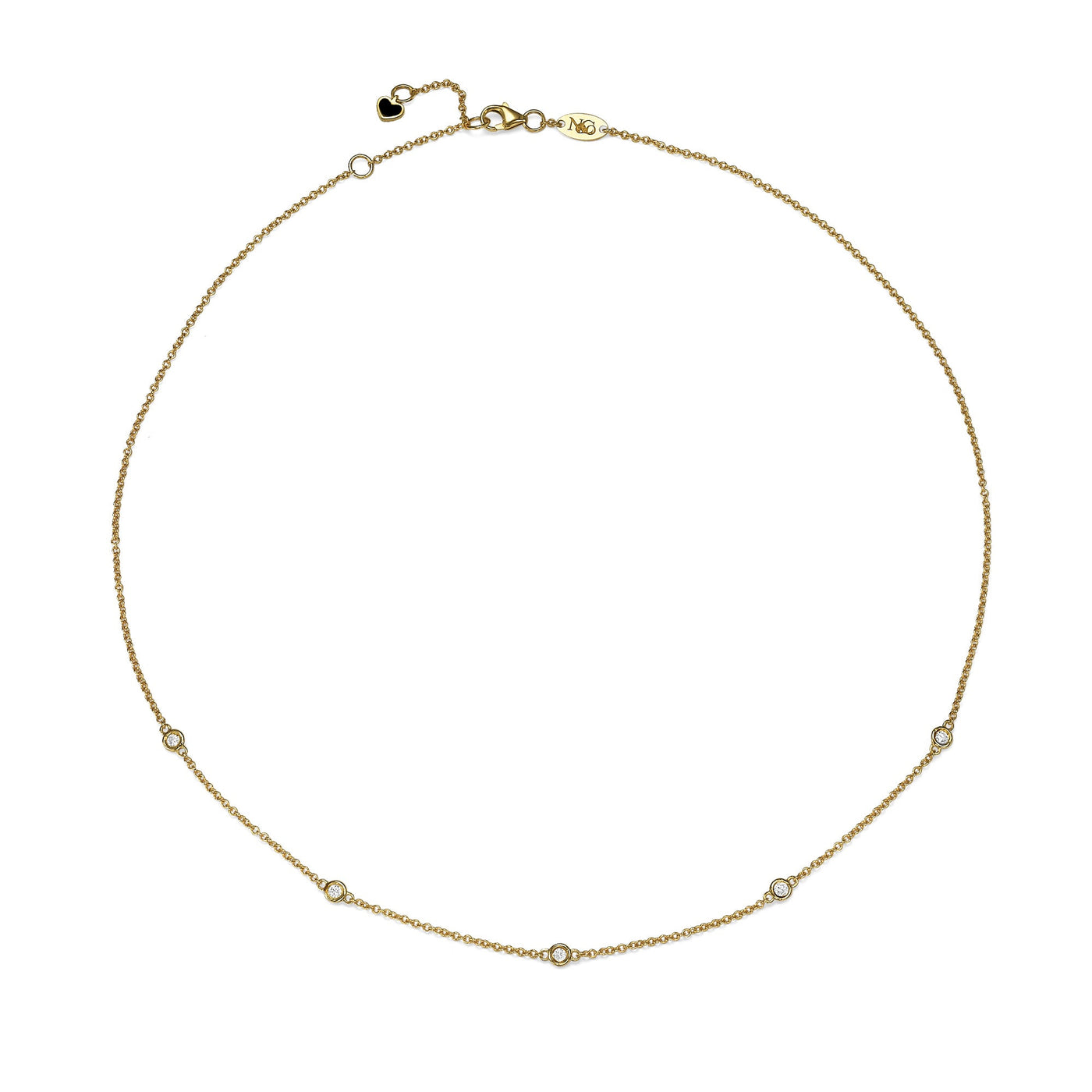 5 Diamonds Necklace