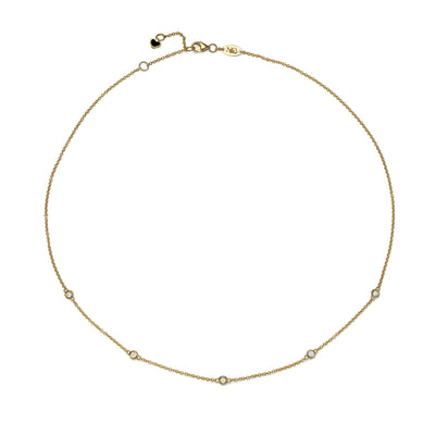 5 Diamonds Necklace