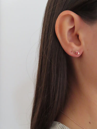 Eye earrings