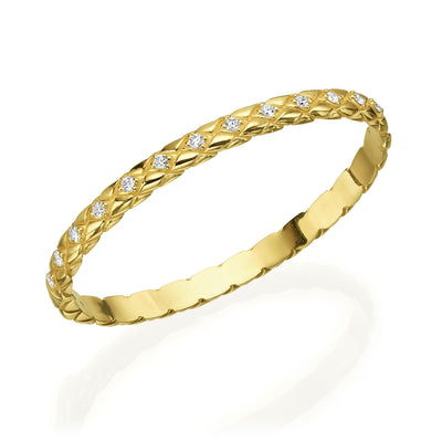 Criss cross bangle