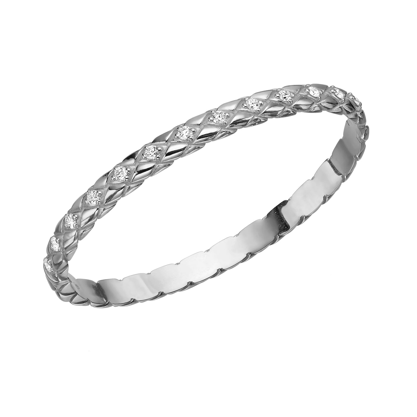 Criss cross bangle