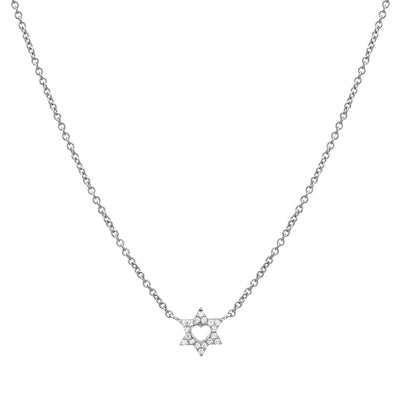 Heart Star of David necklace
