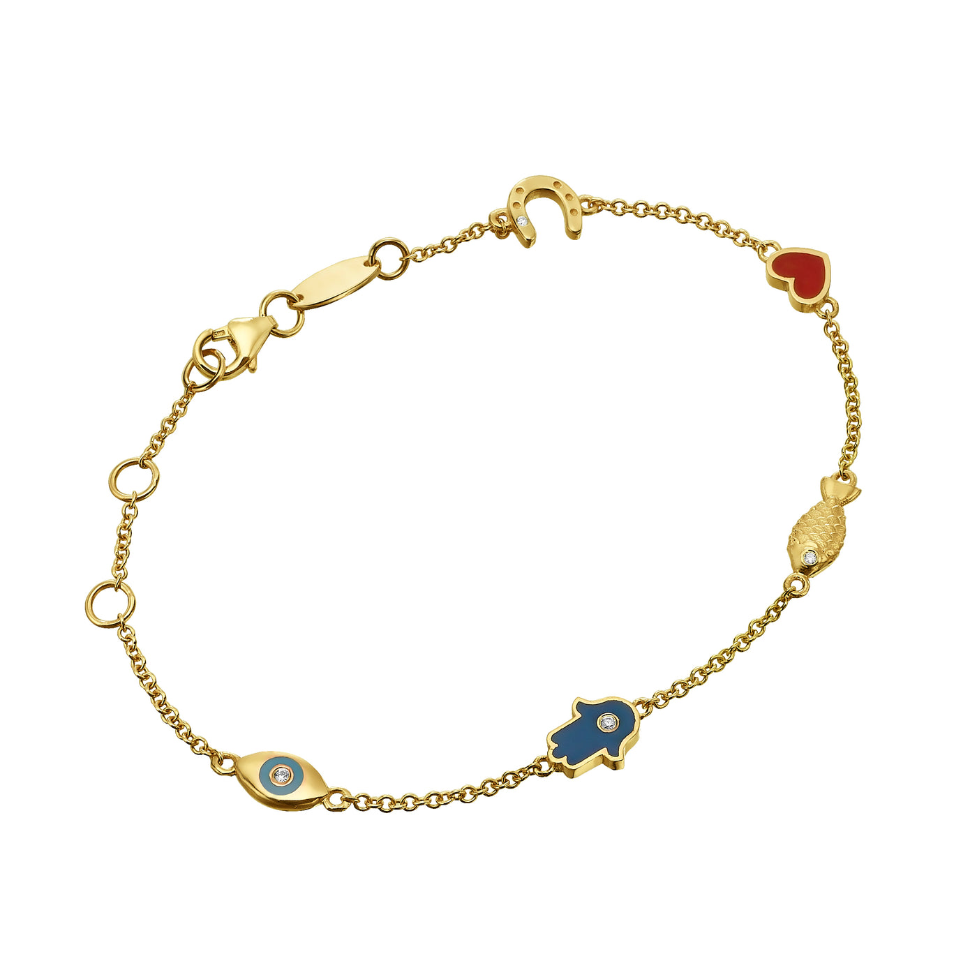 Lucky charms bracelet