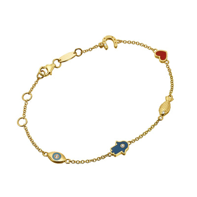 Lucky charms bracelet