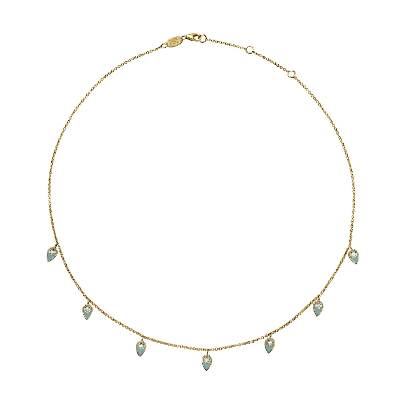 Pavéa necklaces