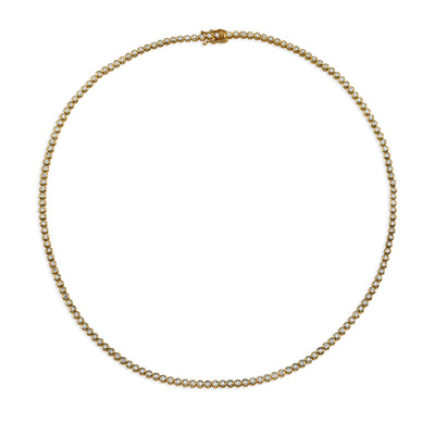 Bezel Tennis necklace