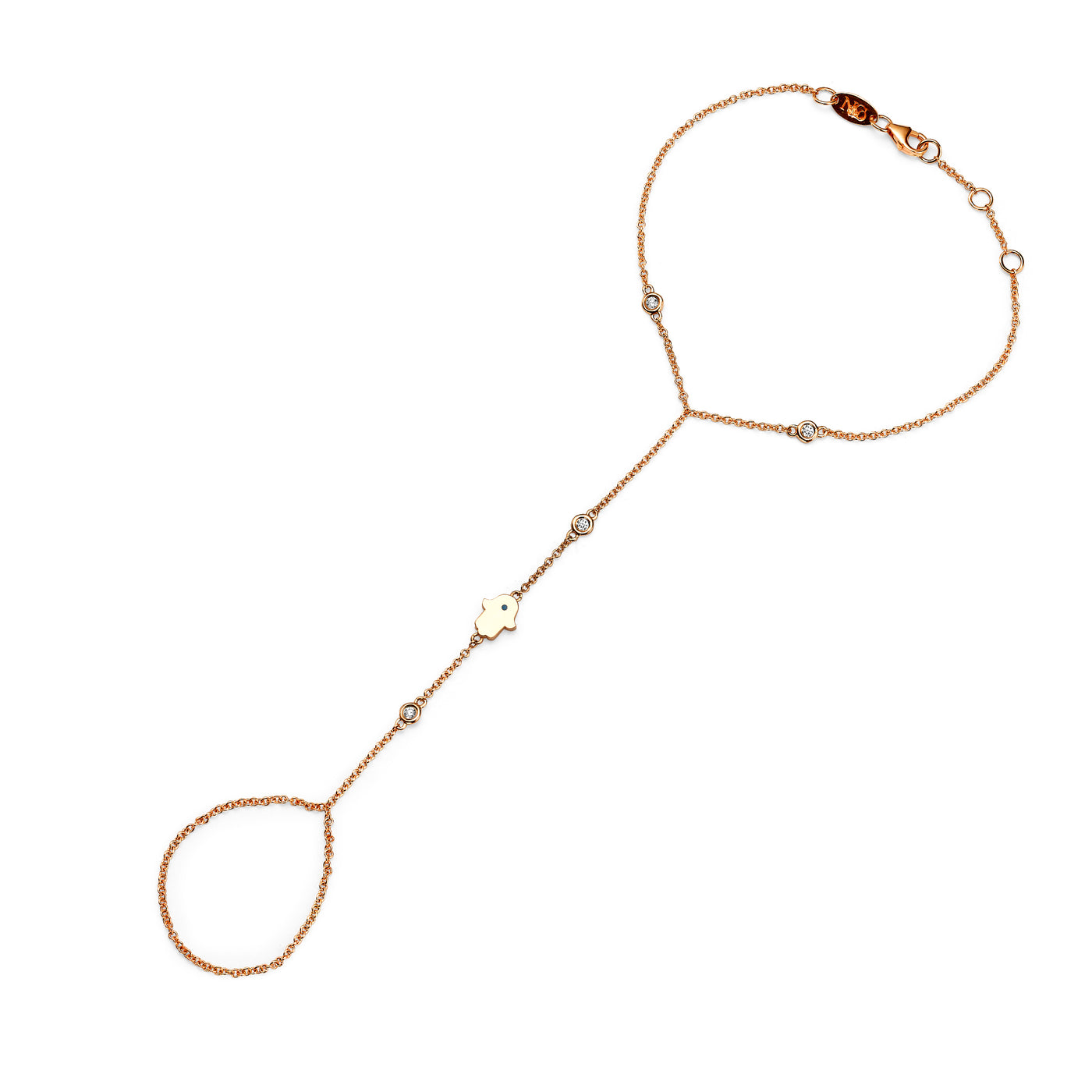 Hamsa ring bracelet