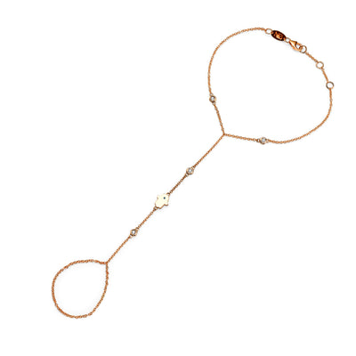Hamsa ring bracelet