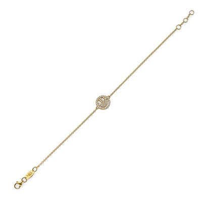 Diamonds Happy Face bracelet