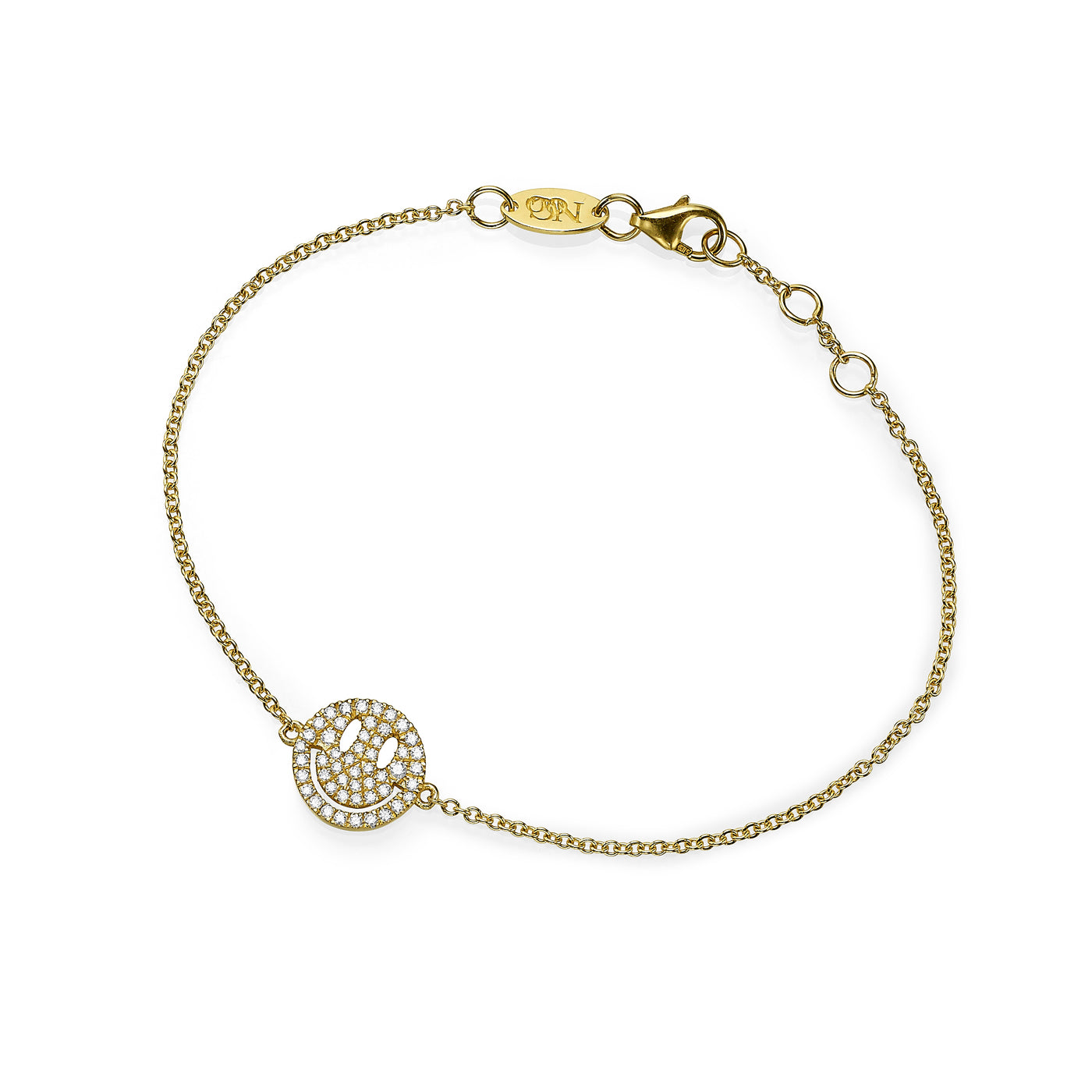 Diamonds Happy Face bracelet