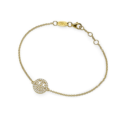 Diamonds Happy Face bracelet