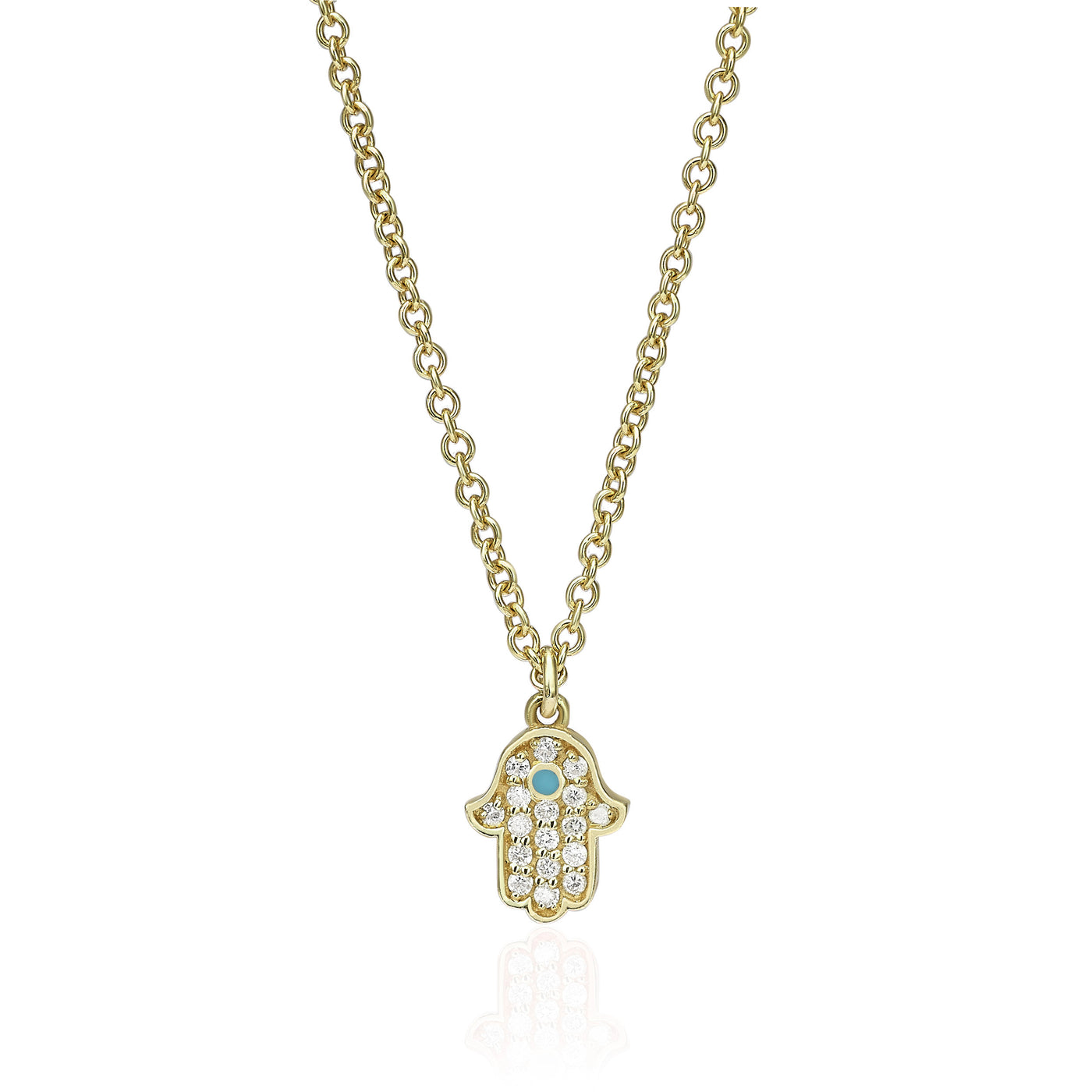 Hamsa necklace