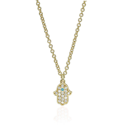 Hamsa necklace