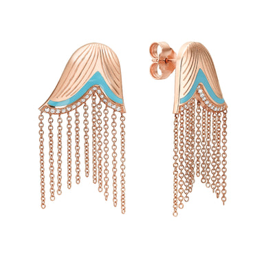 Fish tail earrings
