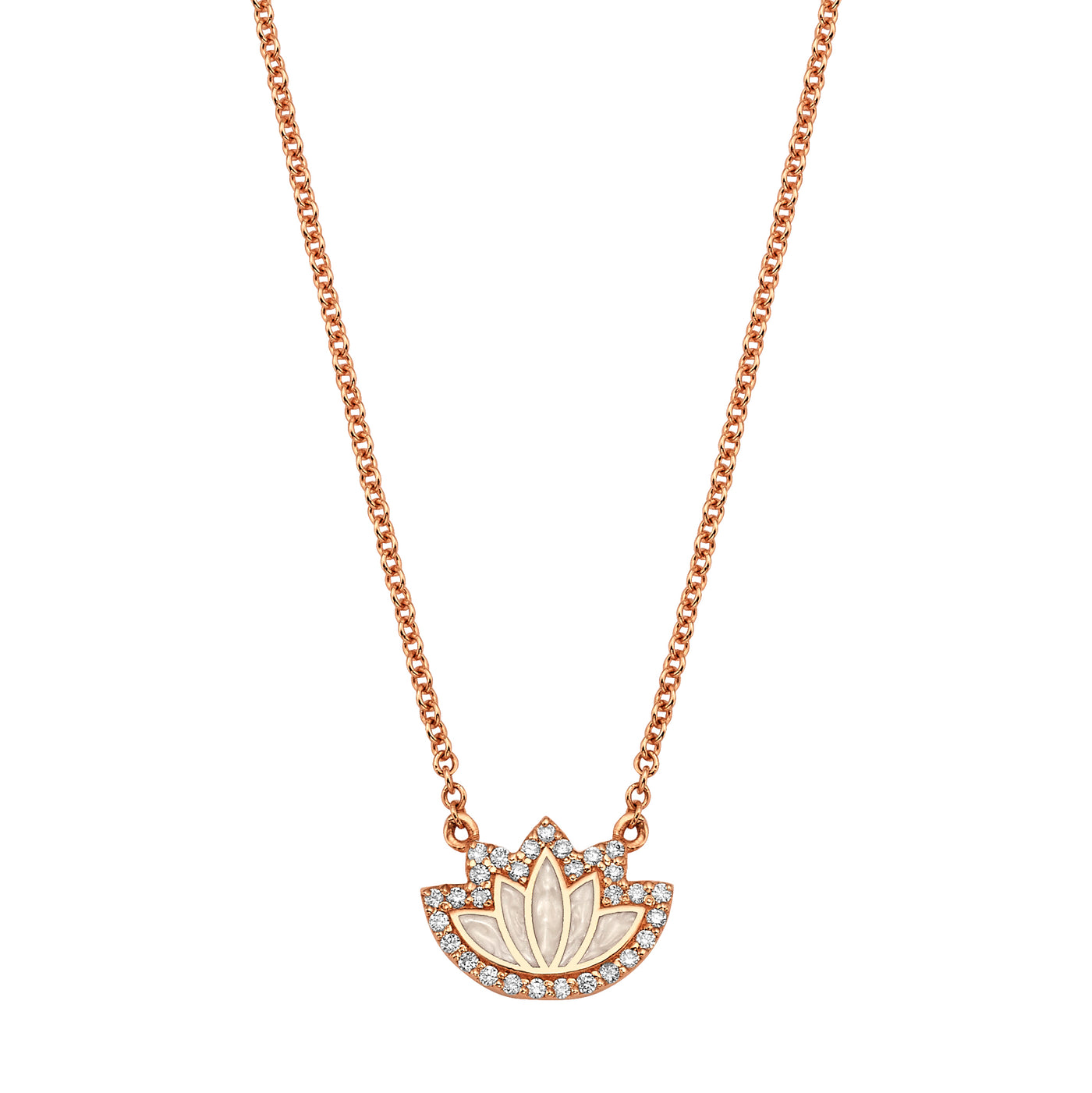 Lotus necklace
