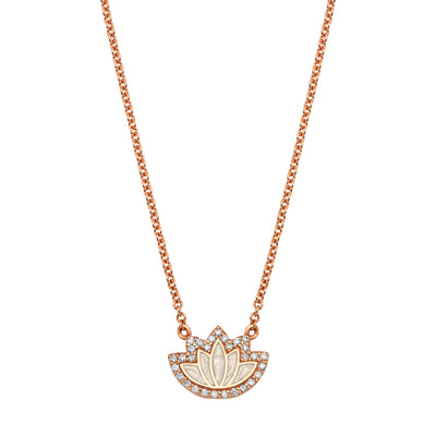 Lotus necklace