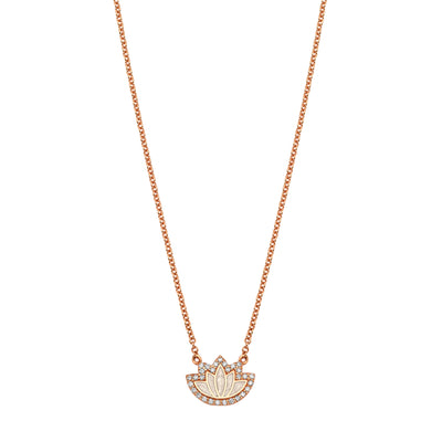 Lotus necklace