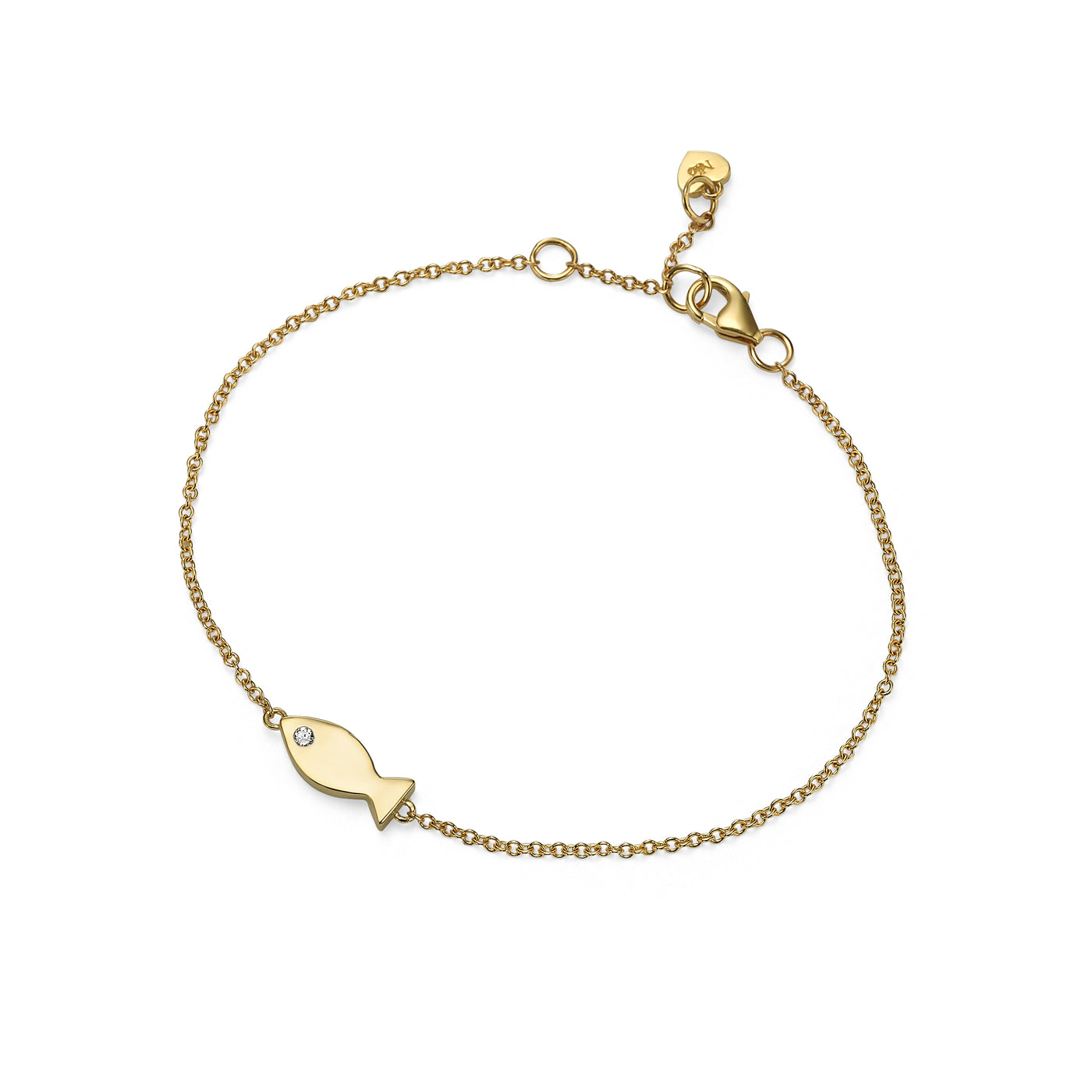 Gold fish bracelet