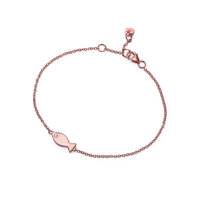 Gold fish bracelet