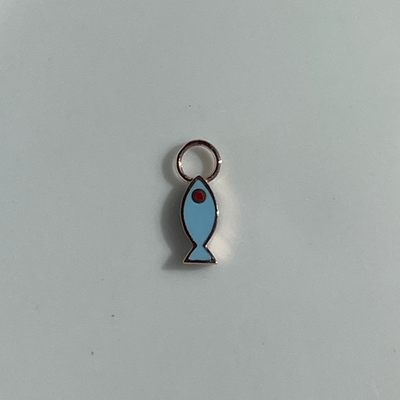 Enamel fish charm