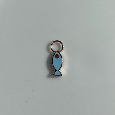 Enamel fish charm
