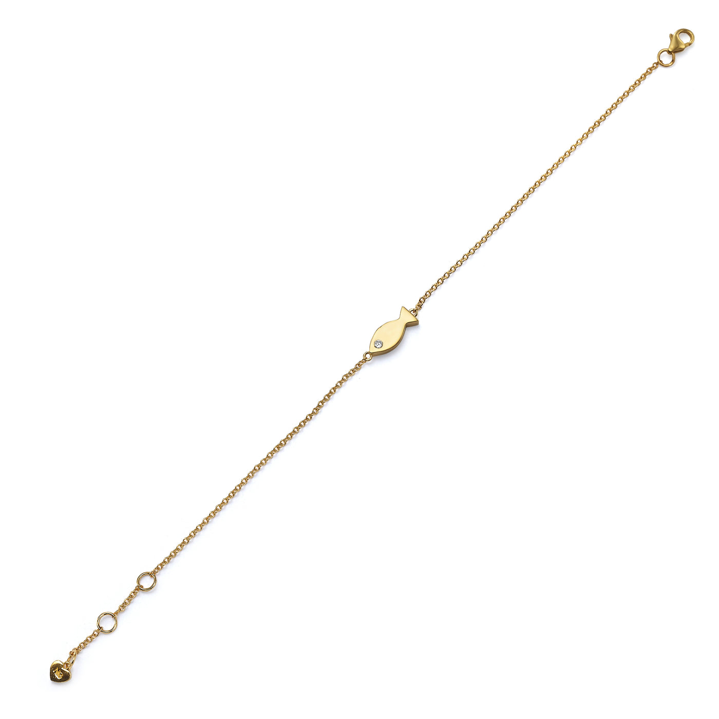 Gold fish bracelet