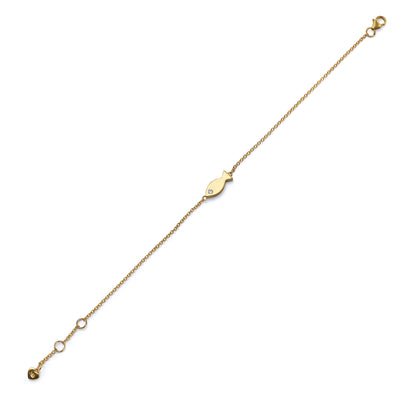 Gold fish bracelet