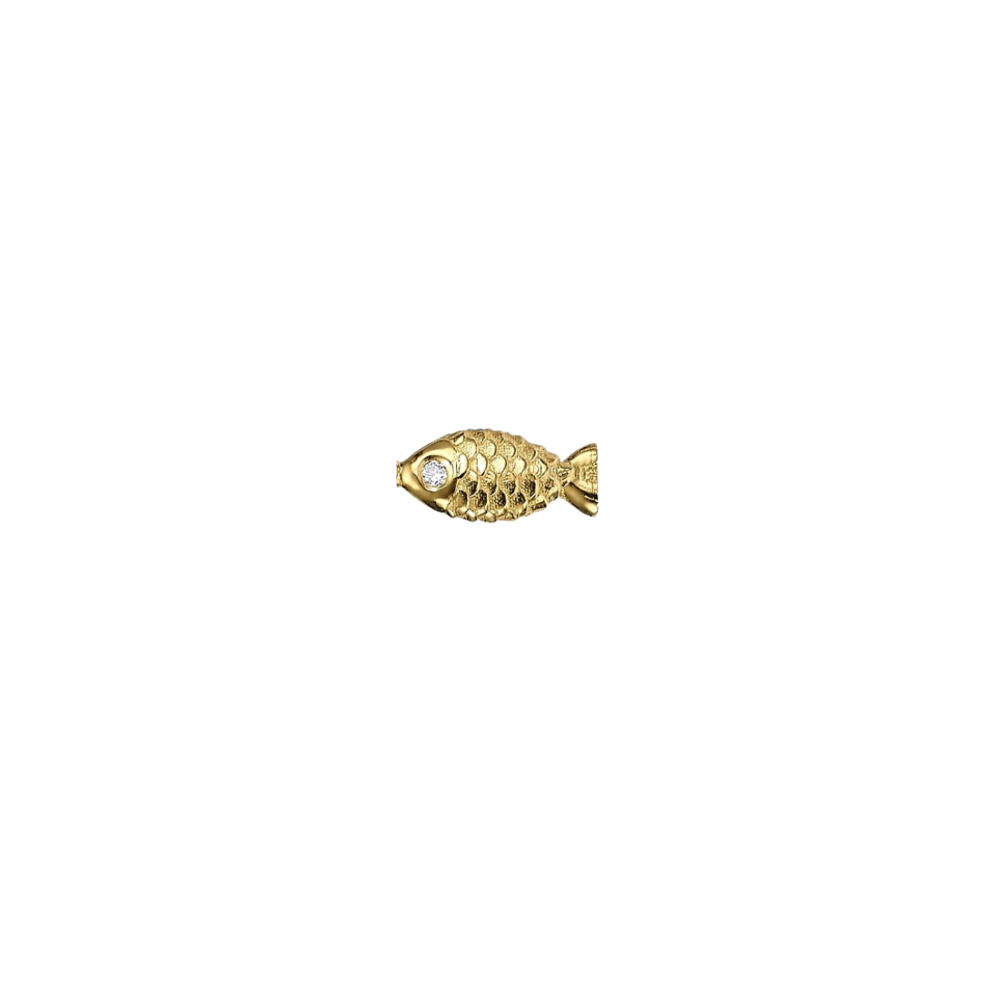 Mini fish earring