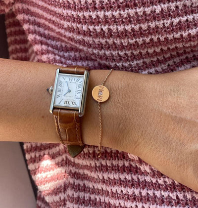 Mom coin bracelet