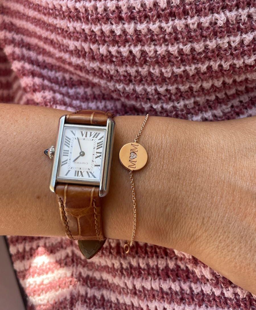 Mom coin bracelet