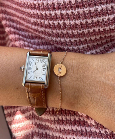 Mom coin bracelet