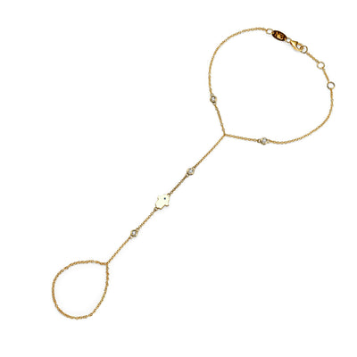 Hamsa ring bracelet