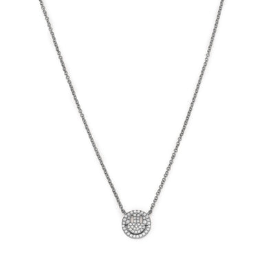 Diamonds Happy Face necklace