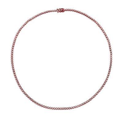 Bezel Tennis necklace