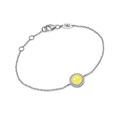 Happy Face Diamonds Bracelet M