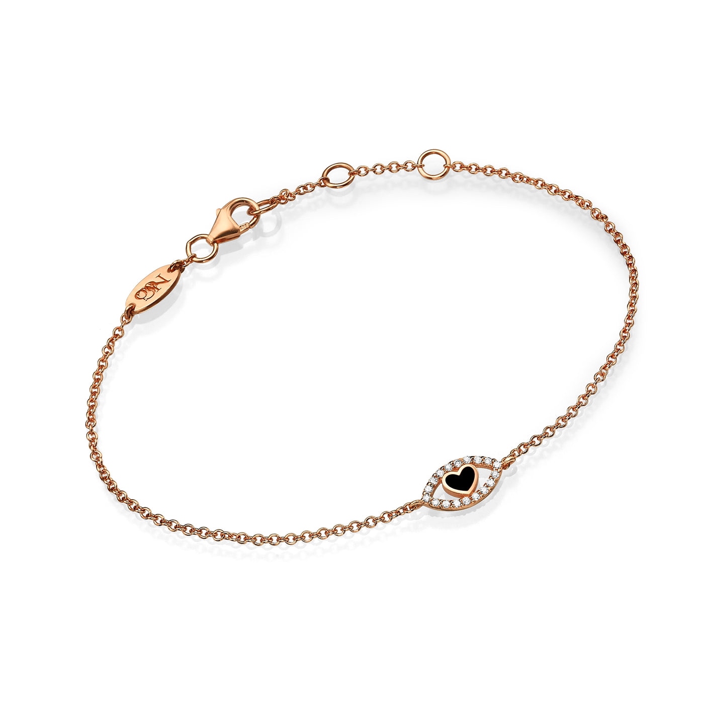 Eye heart bracelet