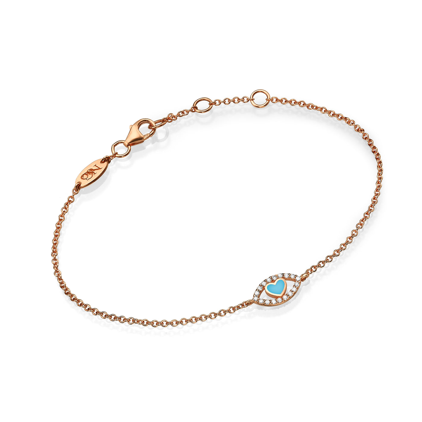 Eye heart bracelet