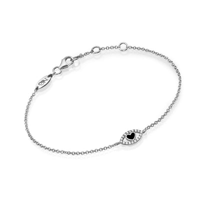 Eye heart bracelet