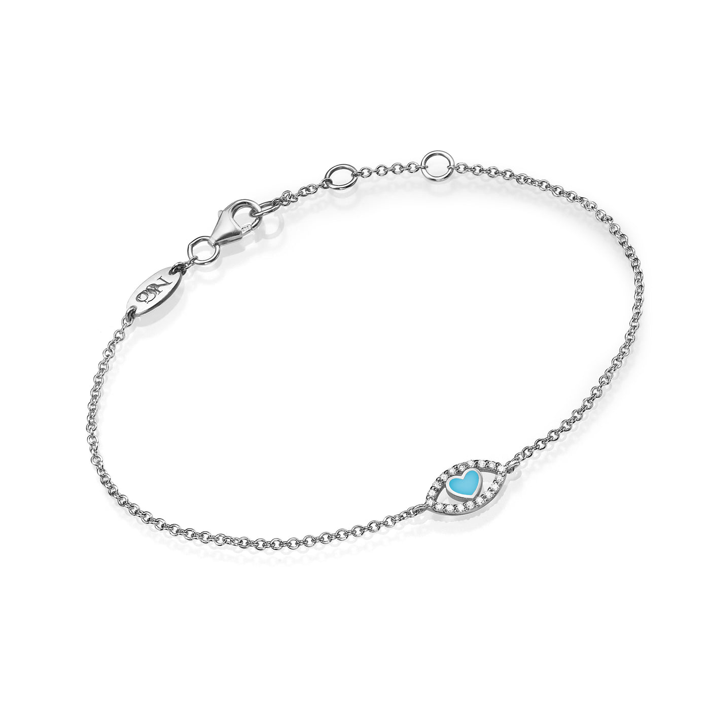 Eye heart bracelet