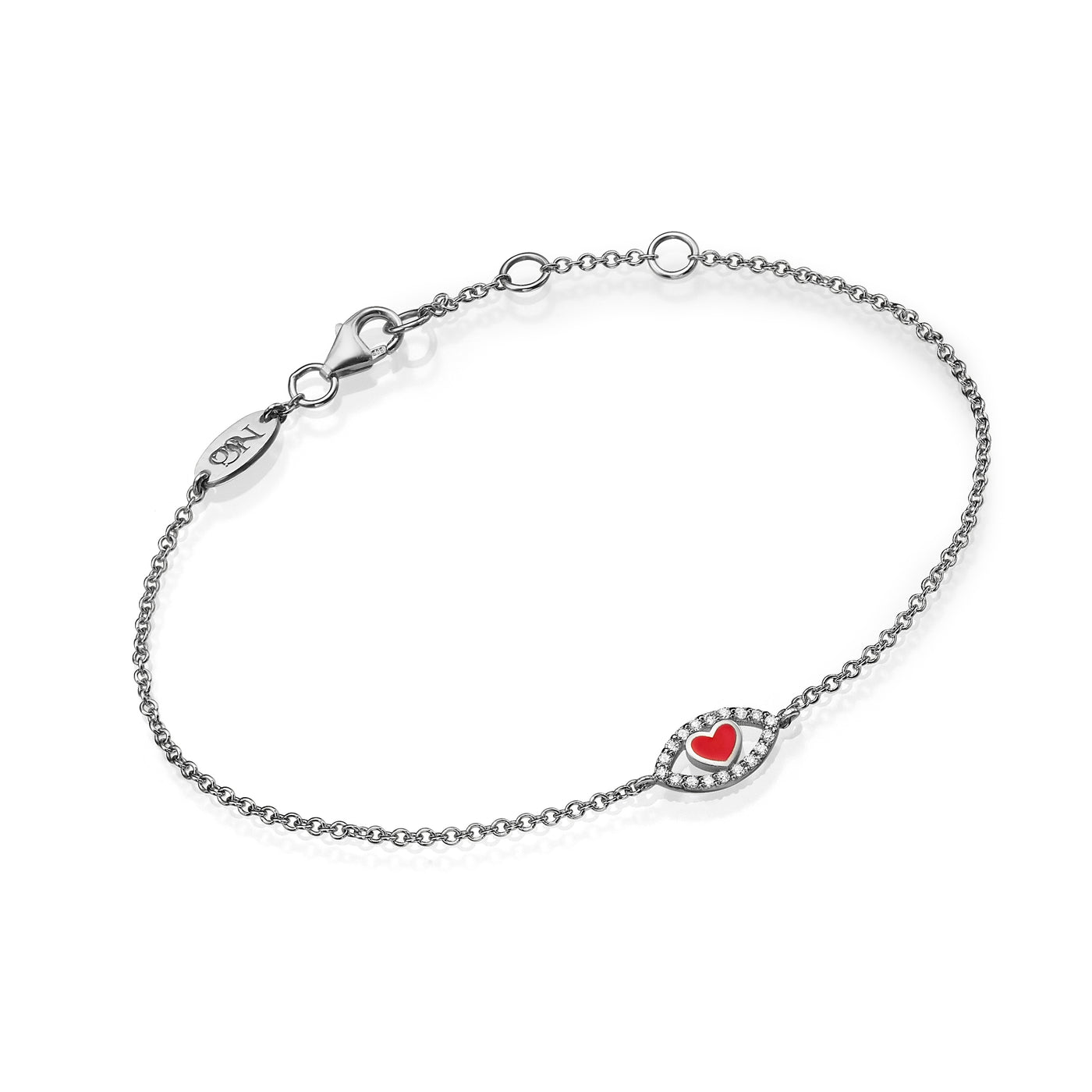 Eye heart bracelet