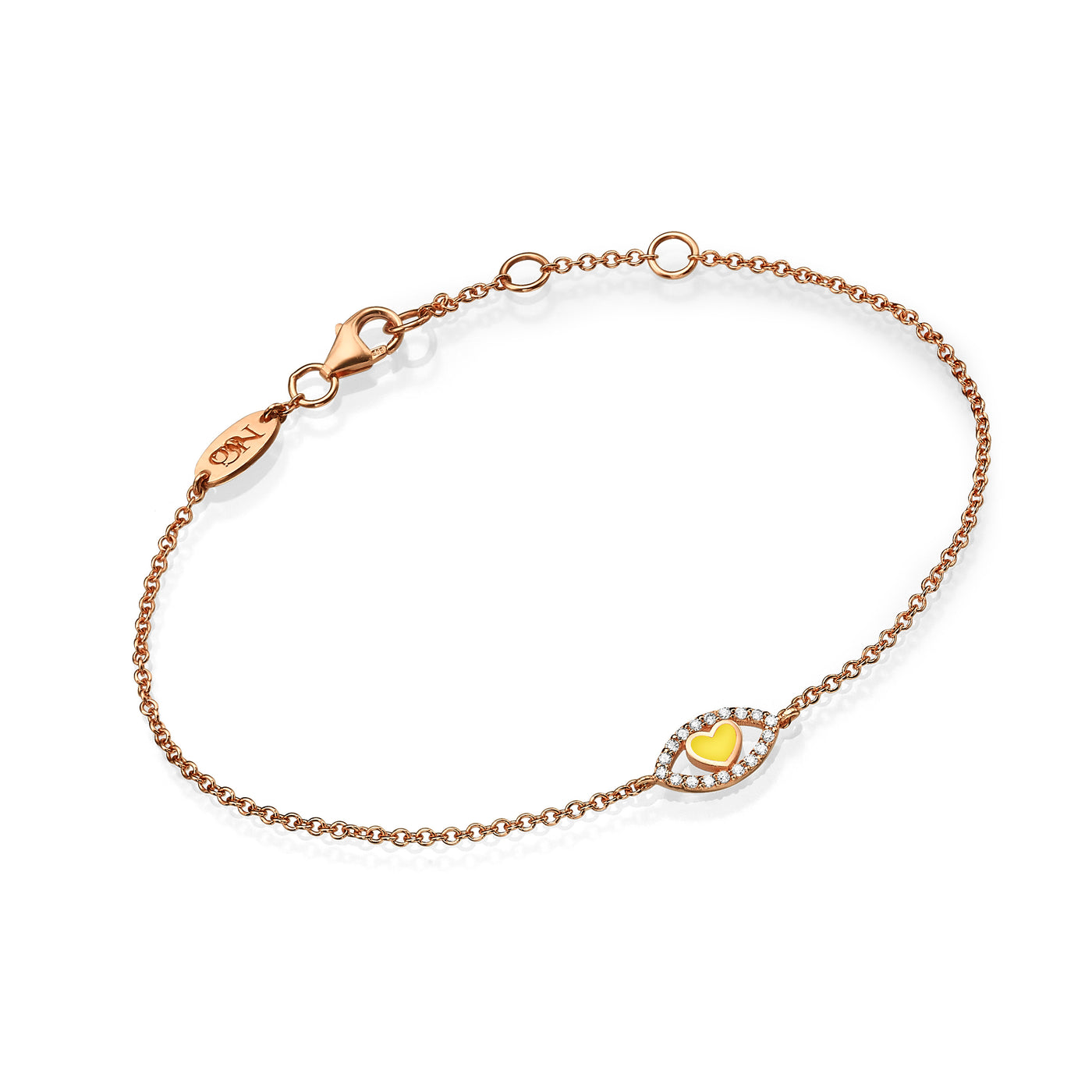 Eye heart bracelet