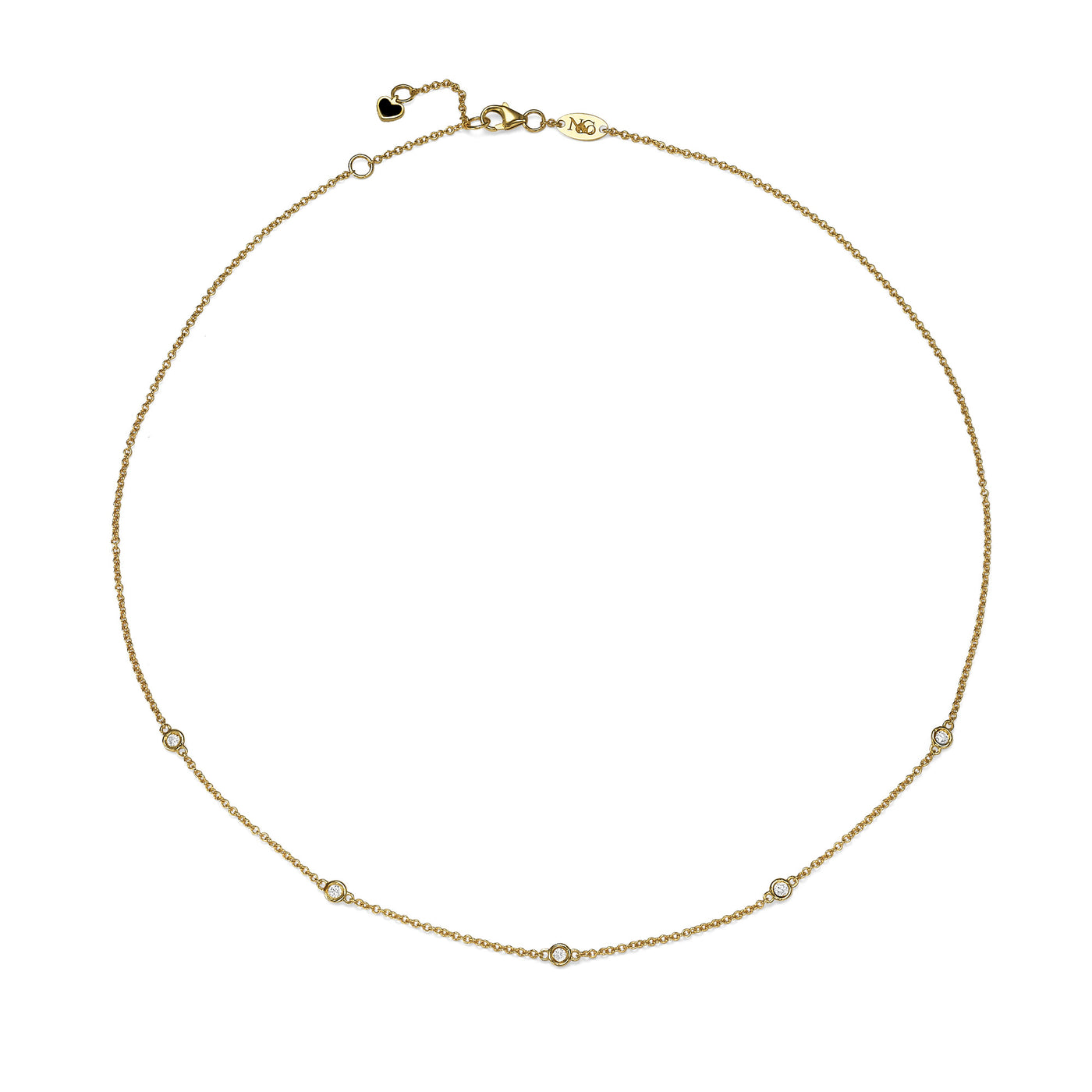5 Diamonds Necklace