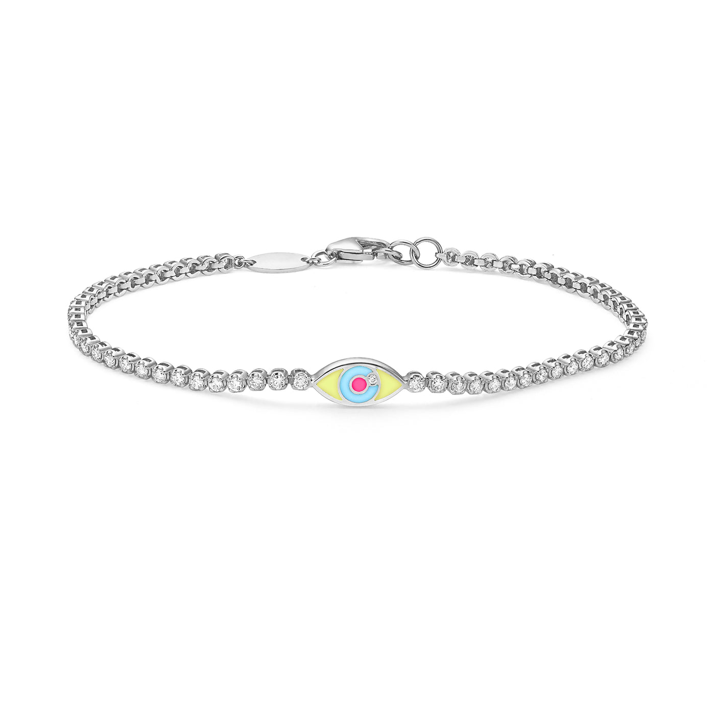 Ibiza Eye tennis bracelet