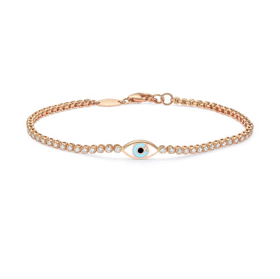 Santorini Eye tennis bracelet