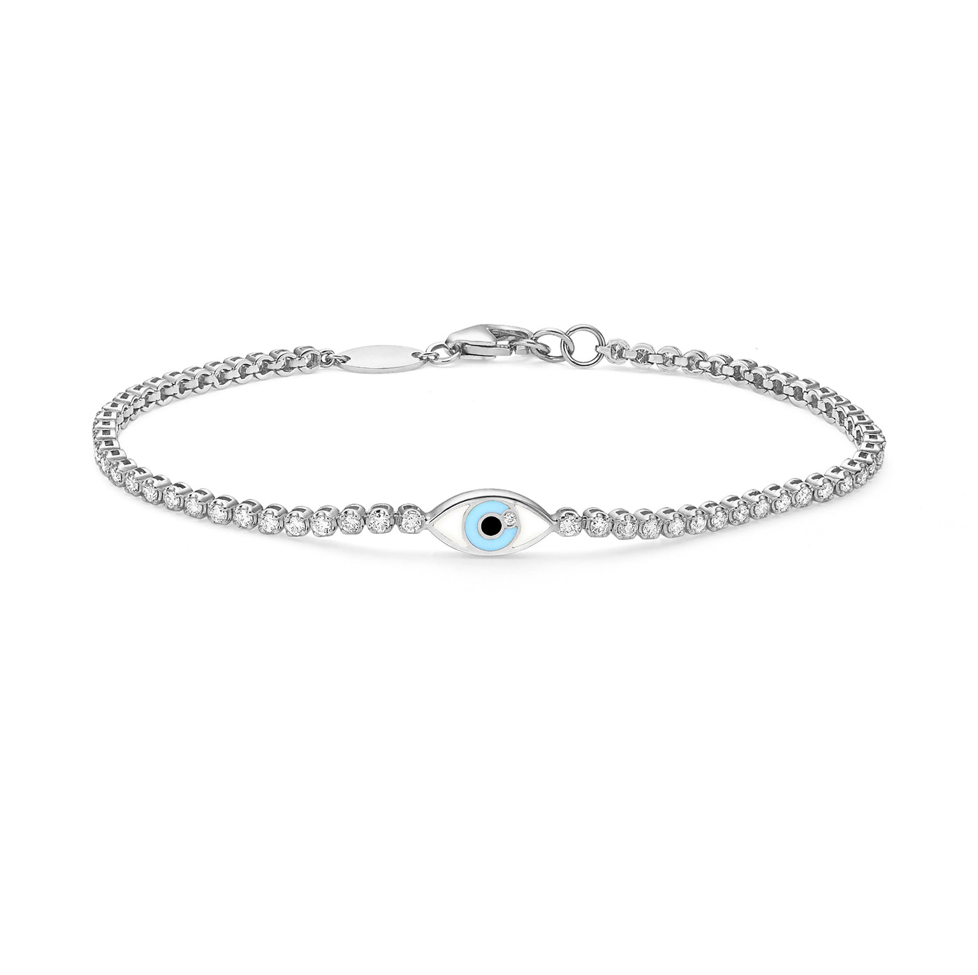 Santorini Eye tennis bracelet