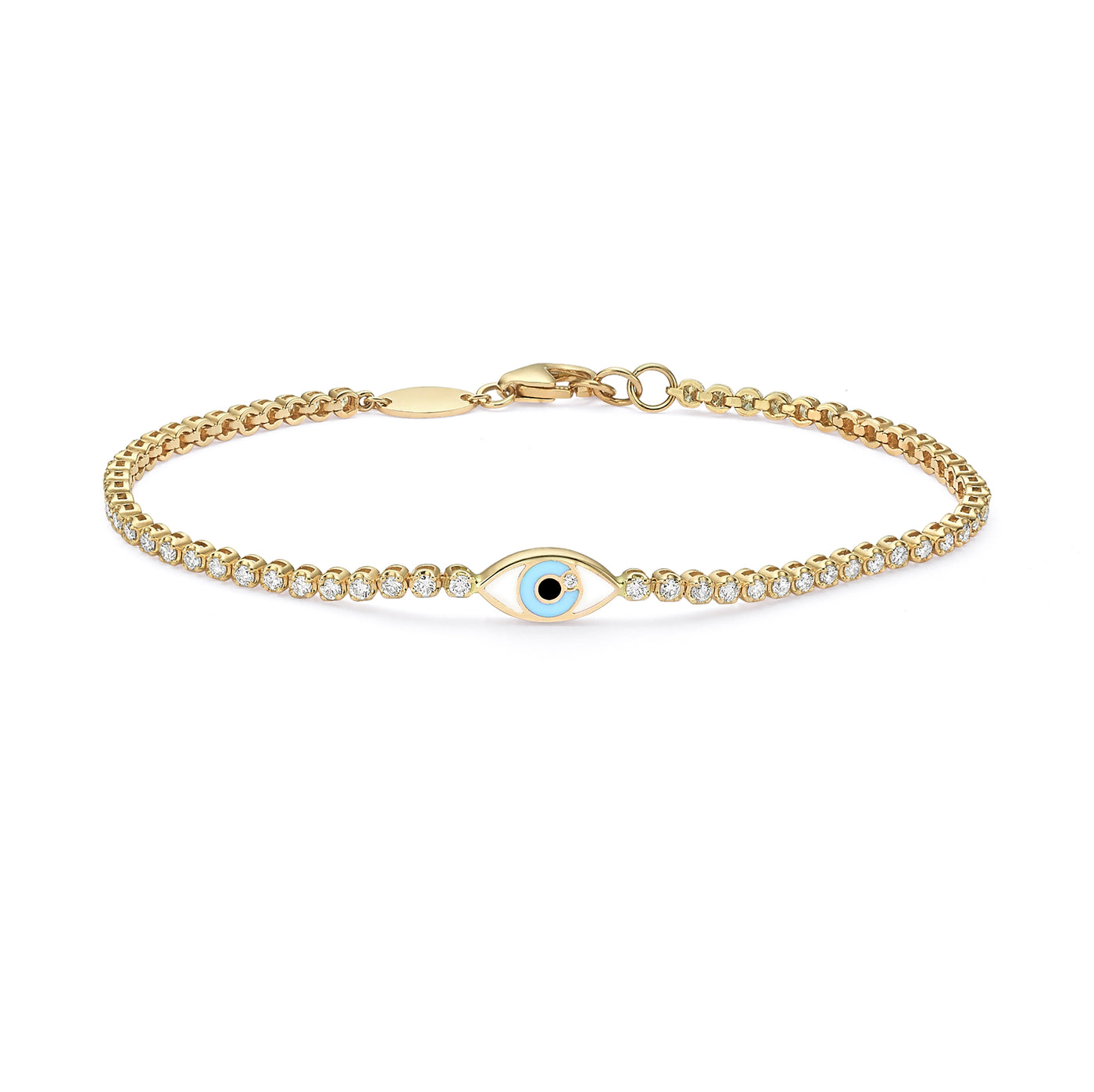 Santorini Eye tennis bracelet