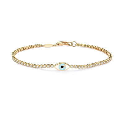 Santorini Eye tennis bracelet