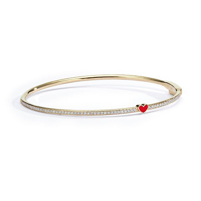 One Heart bangle bracelet