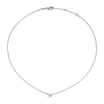 Heart diamond necklace